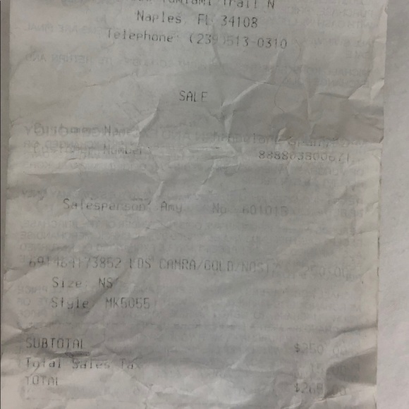 Michael Kors MK5055 Gold Watch - Picture 5 of 5